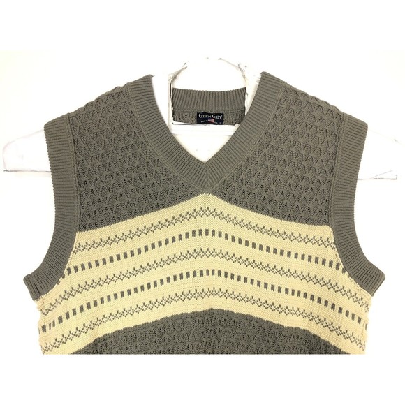 Vintage Glen Gate Mens Sweater Vest Size Large Made In The USA - Picture 3 of 7